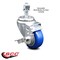 Service Caster 3.5 Inch Blue Polyurethane Swivel 12mm Threaded Stem Caster with Brake SCC SCC-TS20S3514-PPUB-BLUE-TLB-M1215 - alternate 4